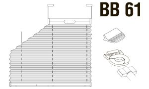Схема системы BB 61: окно-трапеция со скошенной стороной