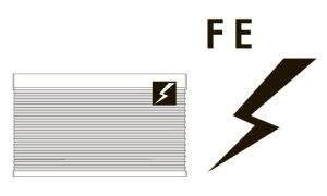 Схема системы F E: штора плиссе с электроприводом